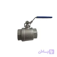 شیر گازی استیل دو تیکه سایز 1/4 اینچ صنایع غذایی و داروئی