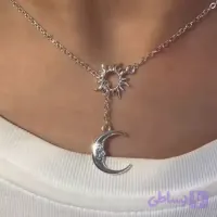 گردنبند ماه و خورشید (کد XZ7HF)