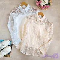 شومیز شیشه‌ای+تاپ ریحانه کد ۸۹۶