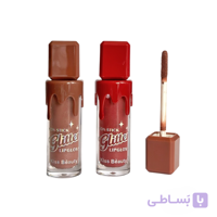 رژلب مایع شاین دار و گلیتری جذاب کیس بیوتی kiss beauty با فینیش مات