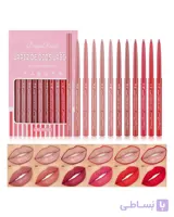 پک ۱۲ عددی خط لب و رژلب ماژیکی دراگون رانی | Dragon Ranee Lip Marker Set – بافت نرم و رنگ‌بندی متنوع