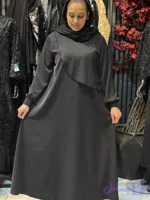 مانتو عبایی ارغوان کد 1000 الیزه درجه 1