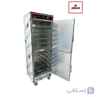 گرمکن غذا 100 نفره گازی خوابیده ترموستات دیجیتال(مدل خوابیده) 1011