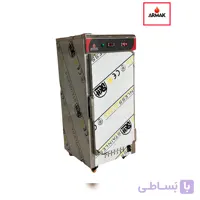 گرمکن یا گرمخانه غذا ظرفیت 50 نفره گرمایش گازی ترموستات دیجیتال مارک نوبل