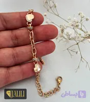 دستبند طرح قلب و حلقه ژوپینگ