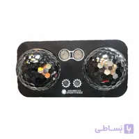 دستگاه رقص نور دو گوی دوقلو دوبل مدل Double Magic Ball Stage Light (همراه با ریموت کنترل)