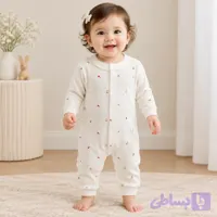 سرهمی نوزاد دخترانه پنبه ای کبریتی برند شاپرک