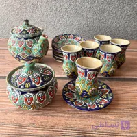 ست چای‌خوری میناکاری کد 042