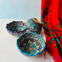 کاسه انارخوری میناکاری ۱۵ سانتی