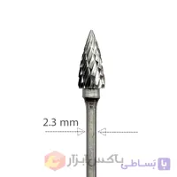 فرز فرم الماس دو شیار شمعی شکل 6 میلی ساق 2 (G)