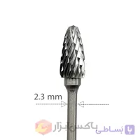 فرز فرم الماس دو شیار درختی شکل 6 میلی ساق 2 (F)