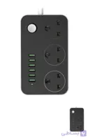چندراهی برق هوشمند با ۵ پورت USB
