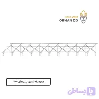 استراکچر پنل خورشیدی دو ردیف 36 پنل