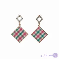 گوشواره چهارخانه لاکچری تو خالی