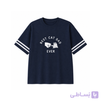 تی شرت آستین دو خط چاپی