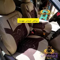 روکش صندلی پرشیاجدیدکرم قهوه ای جودون برزنت سنگین الگوی عالی