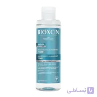 تونر مرطوب کننده و پاک کننده بیوکسین Bioxcin مدل Hydra مناسب انواع پوست حجم 200 میل