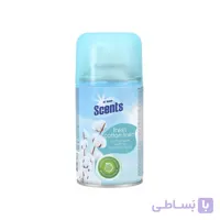 یدک اسپری خوشبو کننده هوا Scents at home با رایحه Fresh Cotton Linen حجم 250 میل