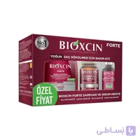 پک ضد ریزش بیوکسین فورت Bioxcin Forte مجموعه شامپو ، سرم و قرص ضد ریزش