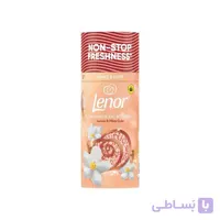 خوشبو کننده لباس لنور Lenor با رایحه یاس و سدر سفید وزن 155 گرم