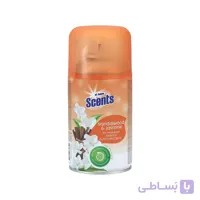 یدک اسپری خوشبو کننده هوا Scents at home با رایحه Sandalwood & Jasmine حجم 250 میل