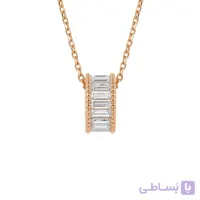 گردنبند زنانه ژوپینگ مدل مینیمال نگین کد 514