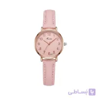ساعت مچی عقربه ای زنانه کی سی ام KCM مدل مینیمال دخترانه چرم کد 905
