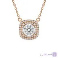 گردنبند زنانه ژوپینگ مدل مربع فول نگین 506