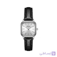 ساعت مچی عقربه ای زنانه اورسگا مدل مربع سیلور کلاسیک چرم طبیعی کد 915