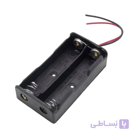 جا باتری دو تایی باتری لیتیومی 18650 (موازی)