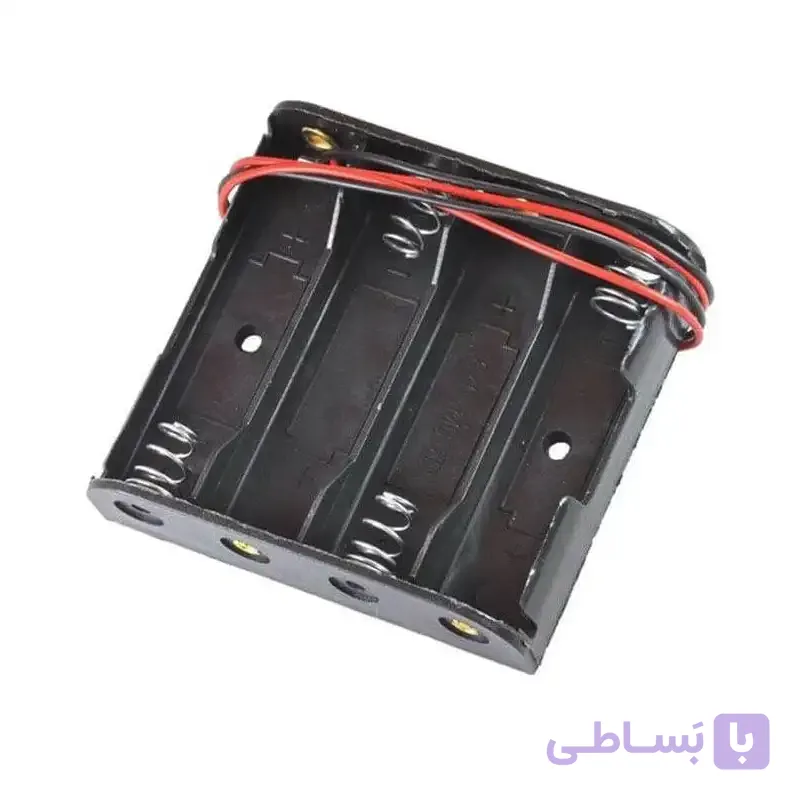 جا باتری چهار تایی باتری لیتیومی 18650