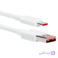کابل شارژ شیائومی 6 آمپر USB-A به Type-C یک متر | مناسب 67 و 120 وات