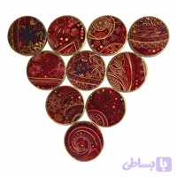 وزنه نگهدارنده الگو (تُرنج قرمز) پکیج 10 عددی