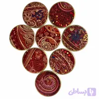 وزنه نگهدارنده الگو (تُرنج قرمز) پکیج ۸ عددی