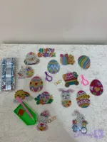 کاردستی جا کلیدی نقاشی الماسی جوجه