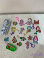 کاردستی جا کلیدی نقاشی الماسی پری دریایی