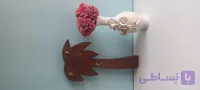 جا کلیدی چوبی طرح نخل