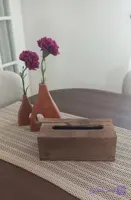 جعبه دستمال کاغذی چوبی کدhm 022