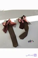 جوراب زیر زانو بچگانه پاپیونی وارداتی 0تا 7 سال