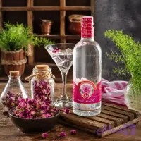 عرق گلاب دو آتشه یک لیتری قدح