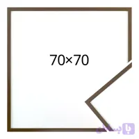 قاب عکس قهوه ای 70×70