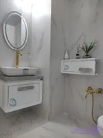 روشویی کابینتی مدل زیبا ZIBA به همراه آینه باکس کد۸۰۰ light