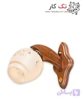 چراغ دیواری چوبی طرح لاله