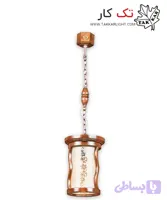 چراغ آویز چوبی 1 شعله طرح تینا