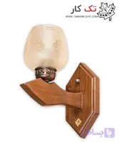 چراغ دیواری چوبی طرح زحل