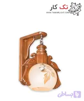 چراغ دیواری چوبی طرح پرستو