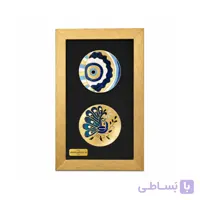 تابلو چشم نظر مدرن ورق طلا 28×28 سانتی کد 1166