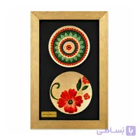 تابلو دیواری مدرن چشم نظر ورق طلا 24×38 کد 1146