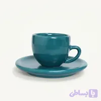 فنجان و نعلبکی اسپرسو دبل روا سرام لعاب مات ۱۰۵ سی‌سی