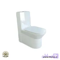 توالت فرنگی گلسار مدل رومنس 80 واش داون توربو با طرح کلکته